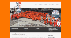 Desktop Screenshot of crocebiancabergamo.it